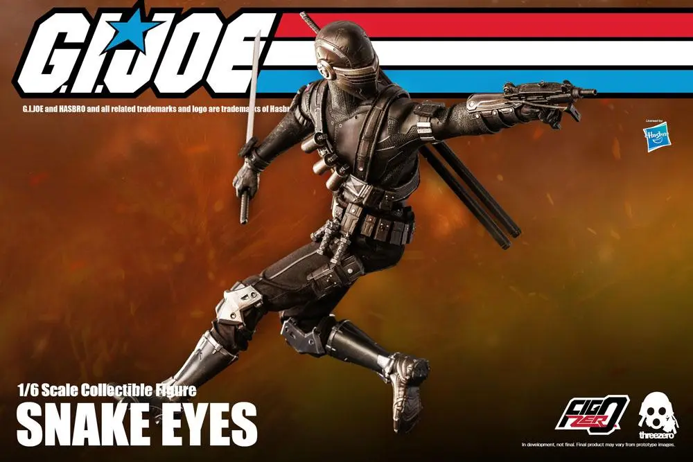 G.I. Joe FigZero akciófigura 1/6 Snake Eyes 30 cm termékfotó
