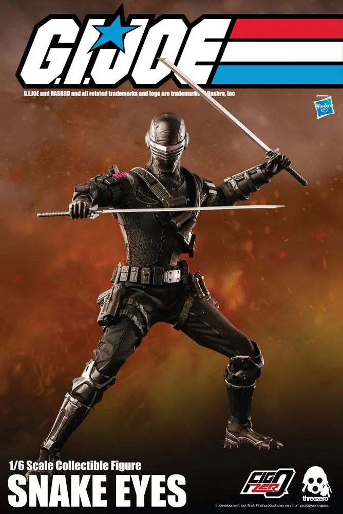 G.I. Joe FigZero akciófigura 1/6 Snake Eyes 30 cm termékfotó