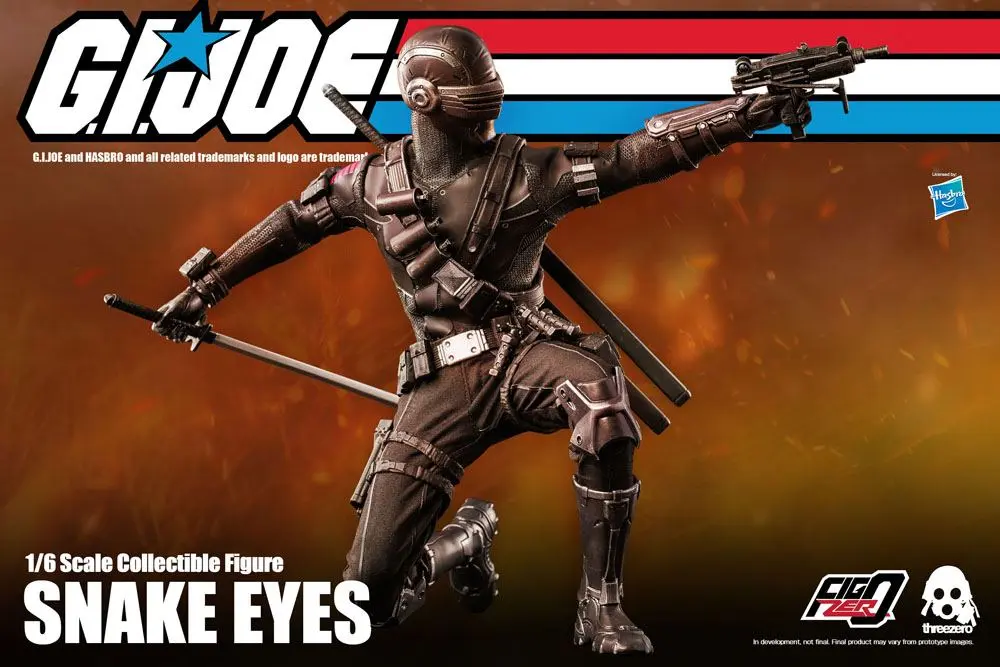 G.I. Joe FigZero akciófigura 1/6 Snake Eyes 30 cm termékfotó