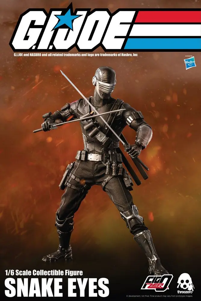 G.I. Joe FigZero akciófigura 1/6 Snake Eyes 30 cm termékfotó