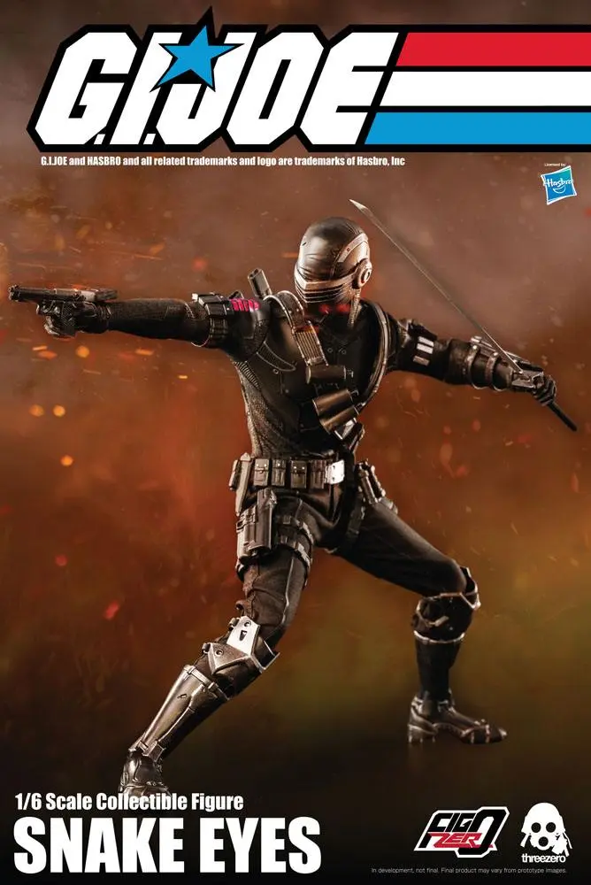 G.I. Joe FigZero akciófigura 1/6 Snake Eyes 30 cm termékfotó