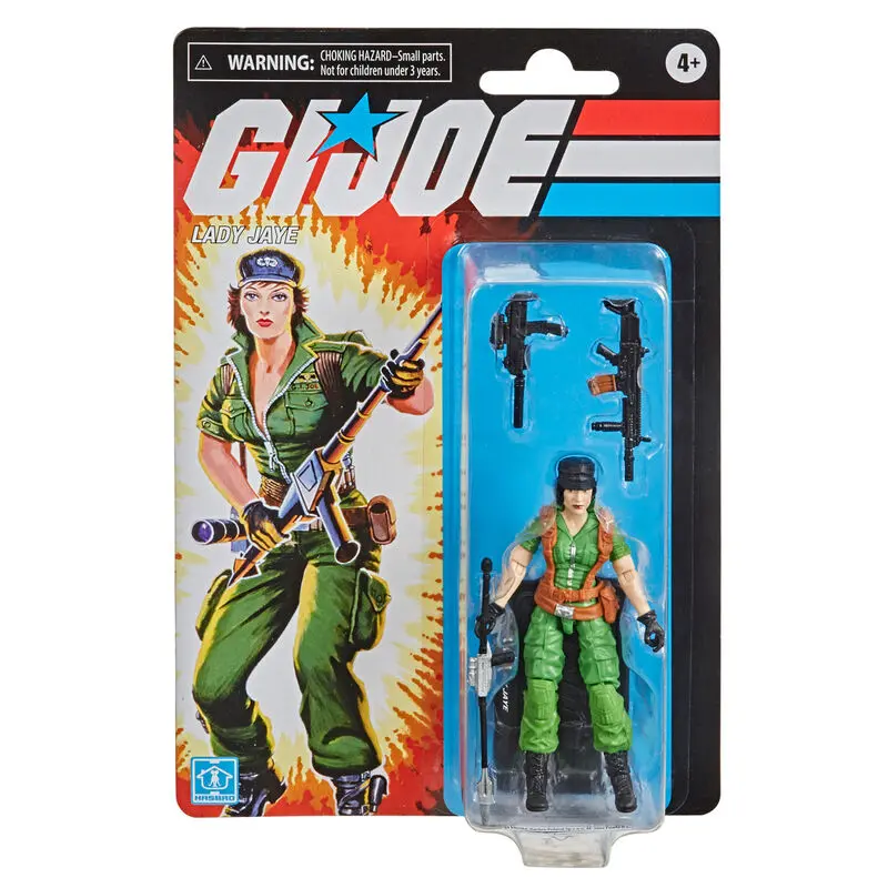 G.I. Joe Lady Jaye Retro figure 9,5cm termékfotó