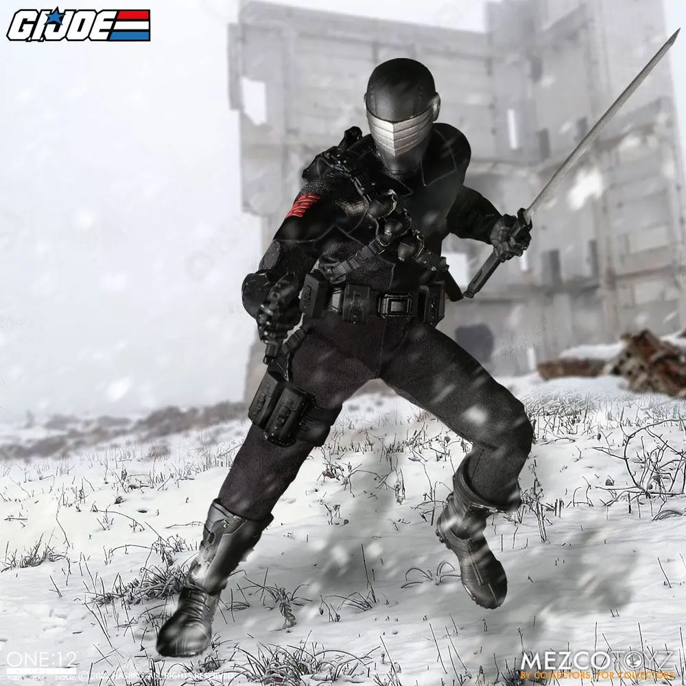 G.I. Joe Light-Up Action Figure 1/12 Snake Eyes Deluxe Edition 17 cm termékfotó