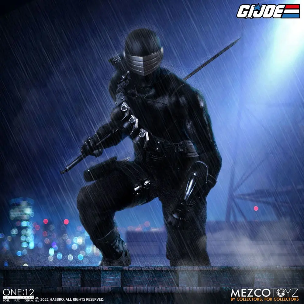 G.I. Joe Light-Up Action Figure 1/12 Snake Eyes Deluxe Edition 17 cm termékfotó