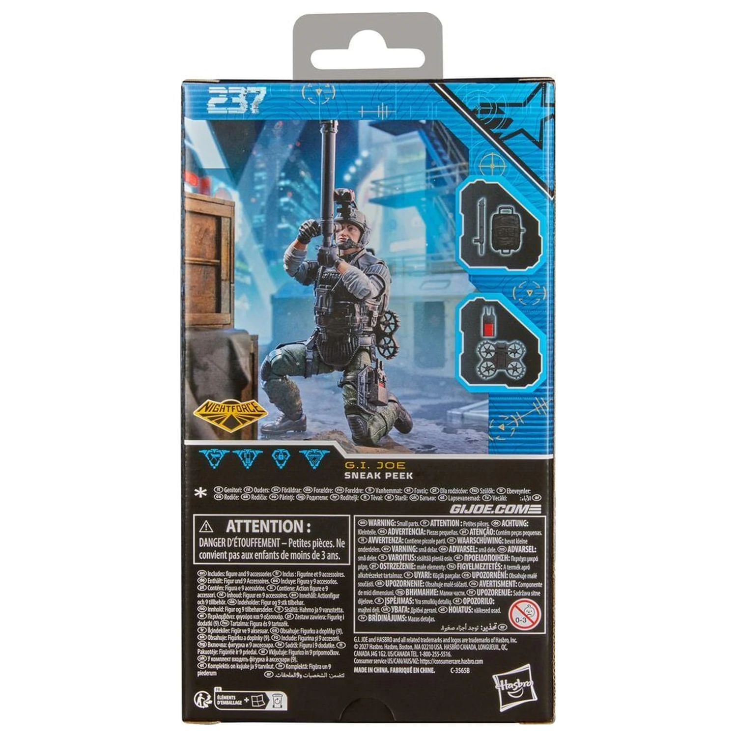 G.I. Joe Nightforce Sneak Peek figura 15cm termékfotó