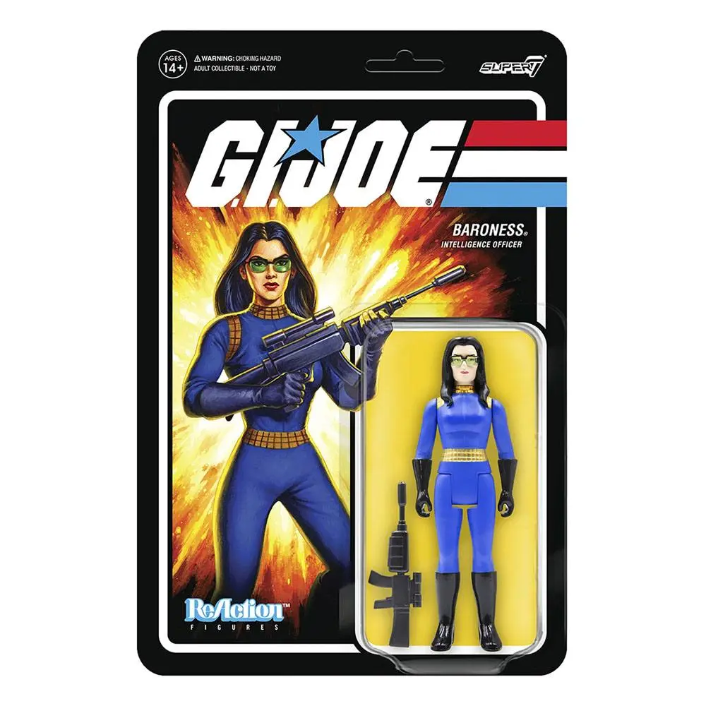G.I. Joe ReAction Baroness akciófigura 10 cm termékfotó