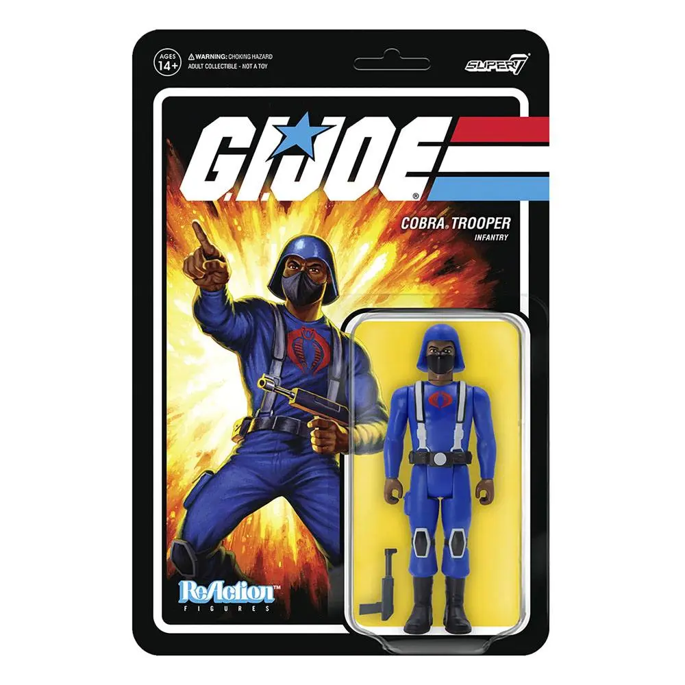 G.I. Joe ReAction Cobra Trooper H-back (Brown) akciófigura 10 cm termékfotó