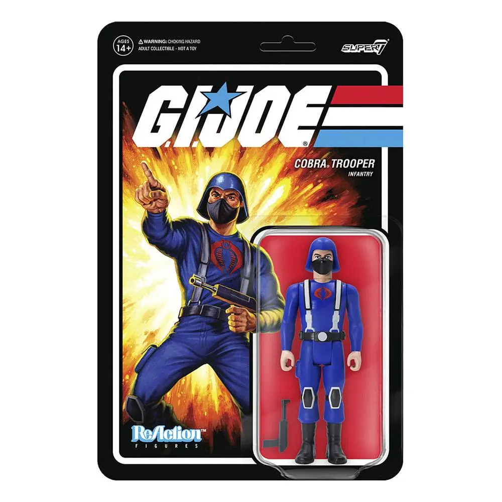 G.I. Joe ReAction Cobra Trooper Y-back (Pink) akciófigura 10 cm termékfotó