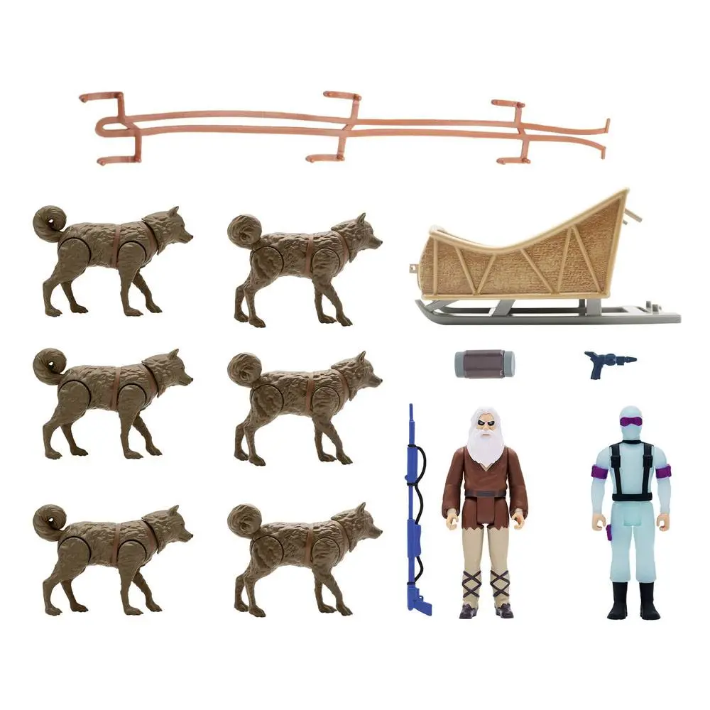 G.I. Joe ReAction Snake Eyes &amp; Blind Fasman akciófigurák és jármű csomag termékfotó