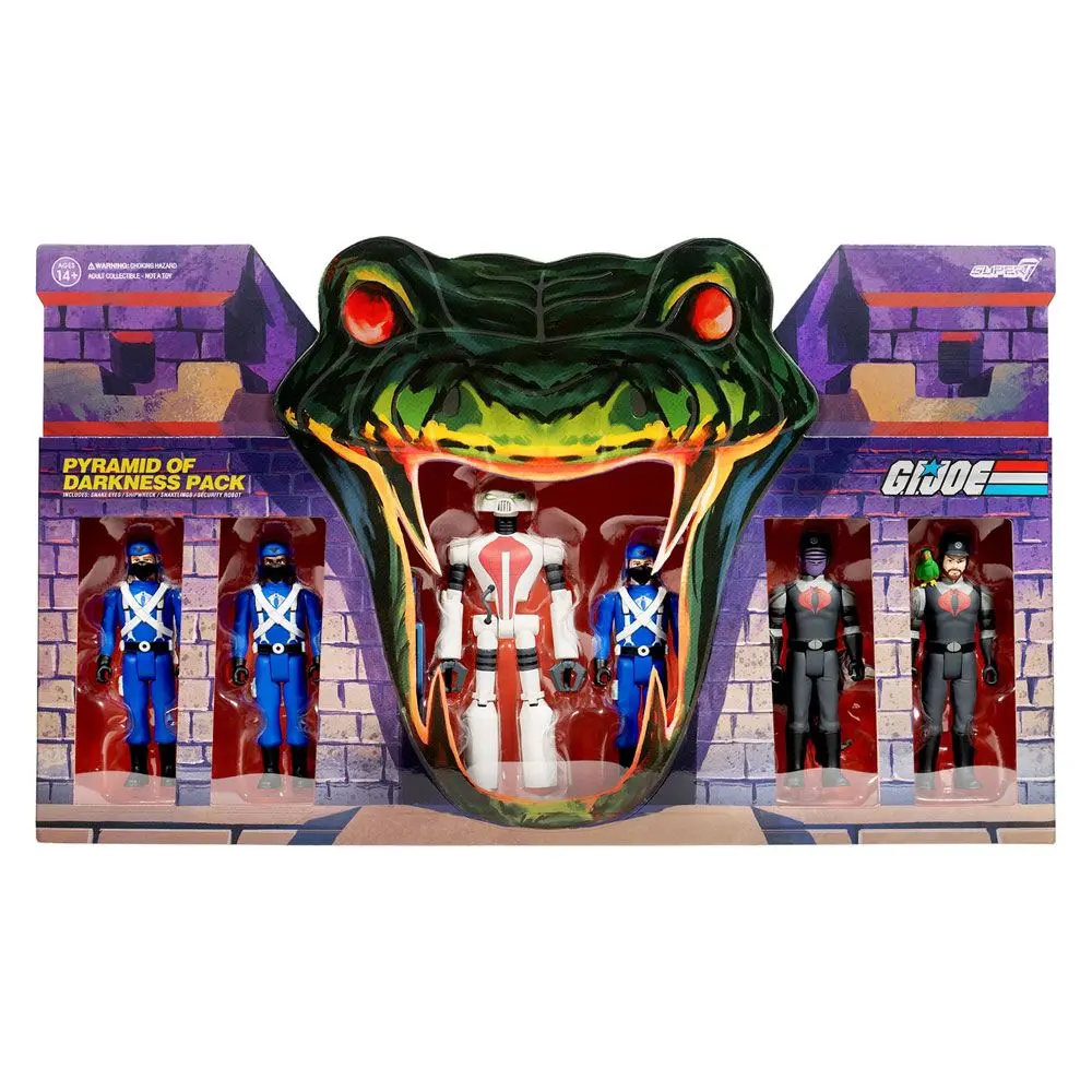 G.I. Joe ReAction Snakelings akciófigura csomag SDCC22 termékfotó