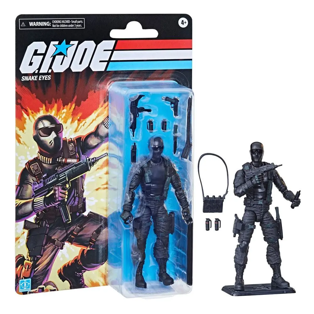 G.I. Joe Retro Collection Snake Eyes akciófigura 15 cm termékfotó
