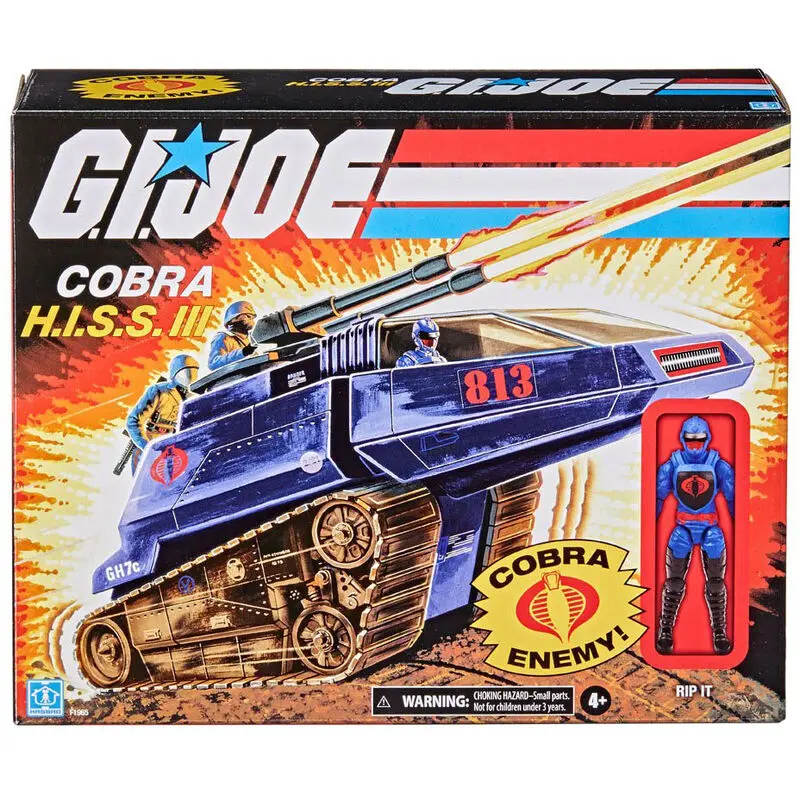 G.i. Joe Retro jármű + H.I.S.S. III Cobra Rip It csomag figura termékfotó