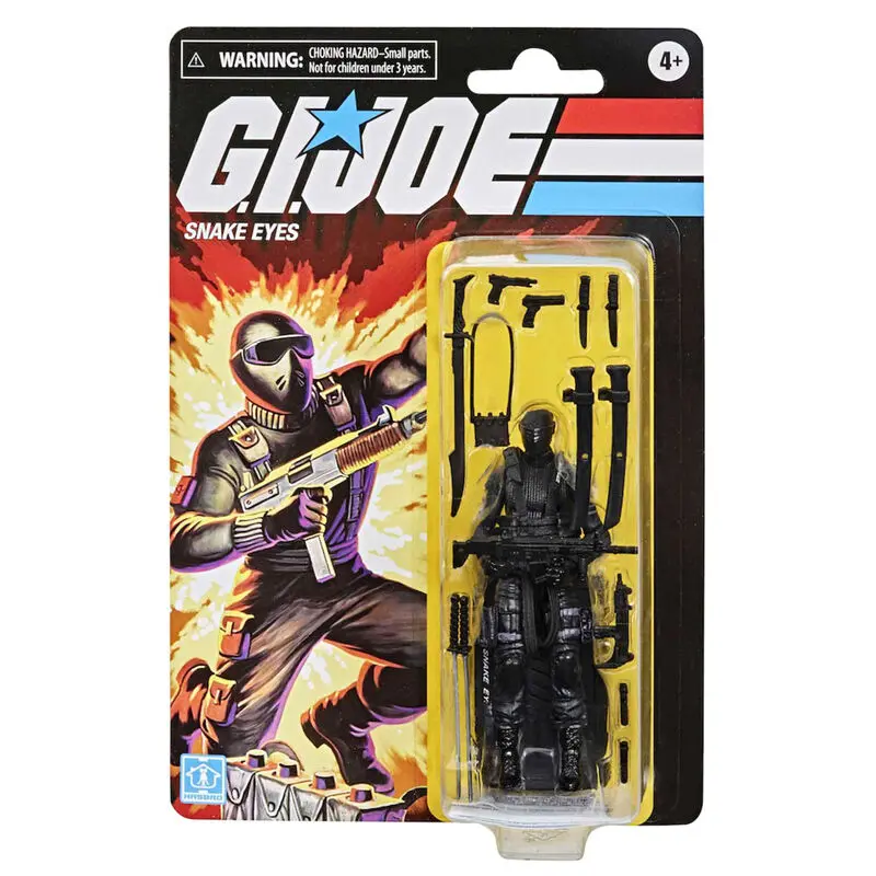 G.I.Joe Snake Eyes figura 12cm termékfotó