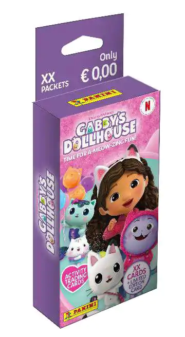 Gabby&#039;s Dollhouse: Time for a Meow-Zing fun Eco-Blister német nyelvű matrica csoamg termékfotó