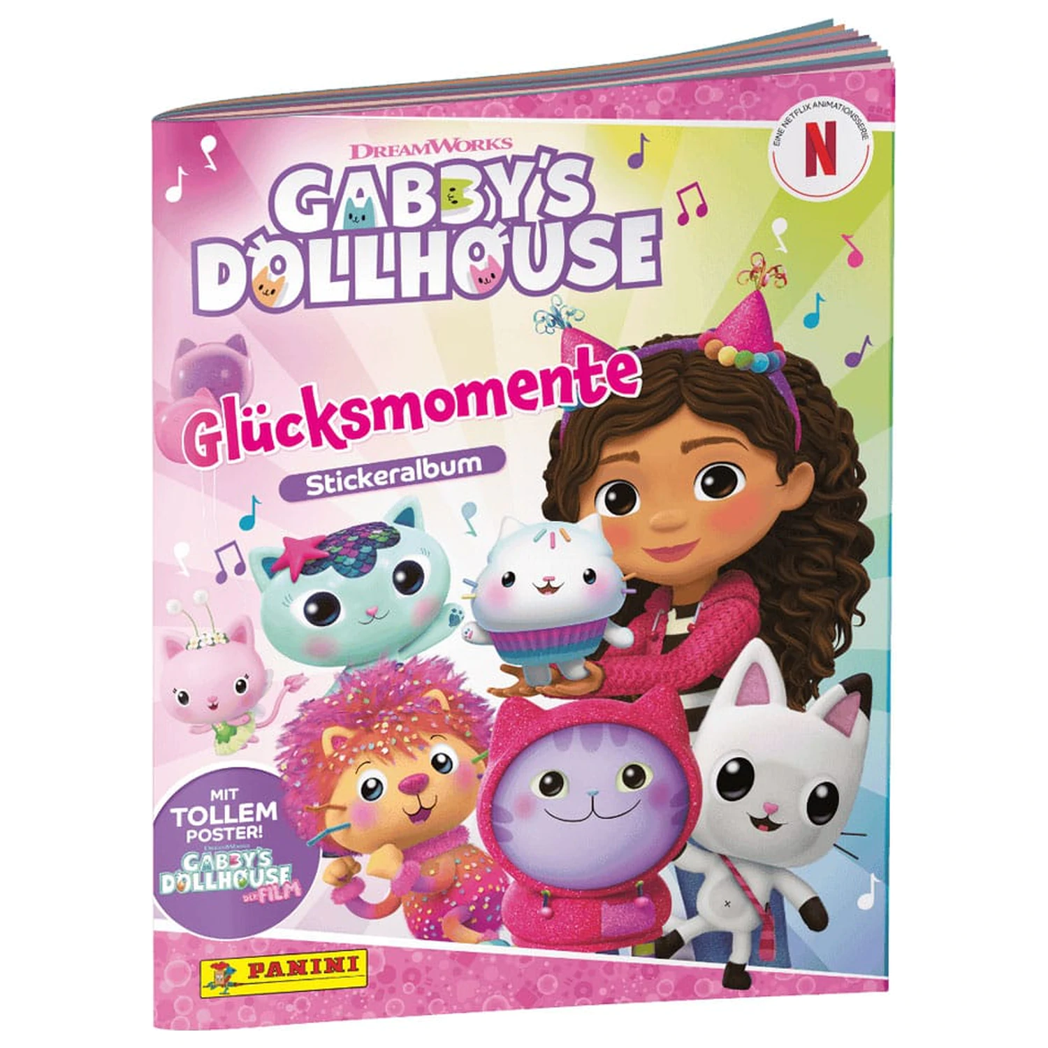 Gabby's Dollhouse moments of happiness Collection Album német nyelvű matricacsomag termékfotó