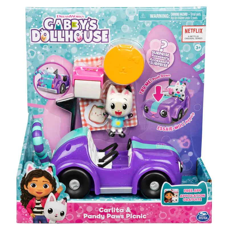 Gabbys Dollhouse Gabby s Carlita Car játékkészlet termékfotó