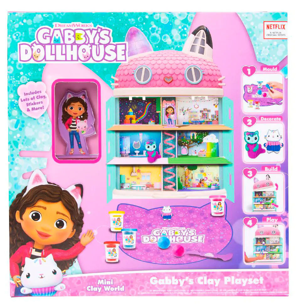 Gabbys Dollhouse mini clay játékkészlet termékfotó