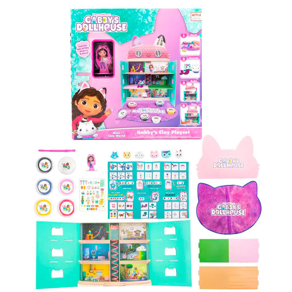 Gabbys Dollhouse mini clay játékkészlet termékfotó