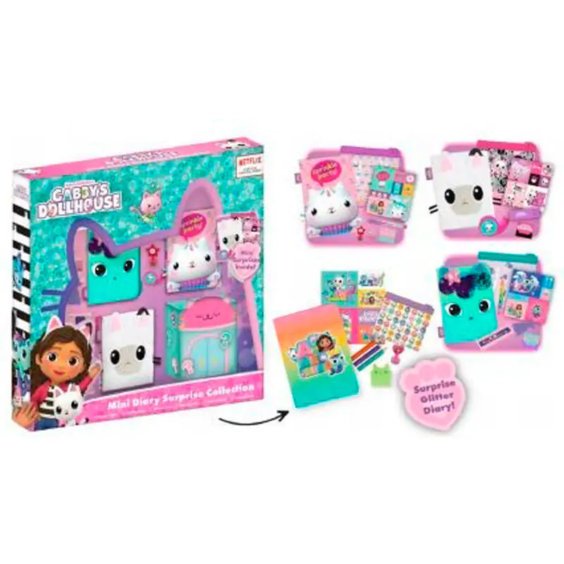 Gabbys Dollhouse Mini napló szett termékfotó