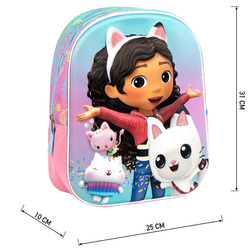 Gabi babaháza 3D táska hátizsák 31cm termékfotó