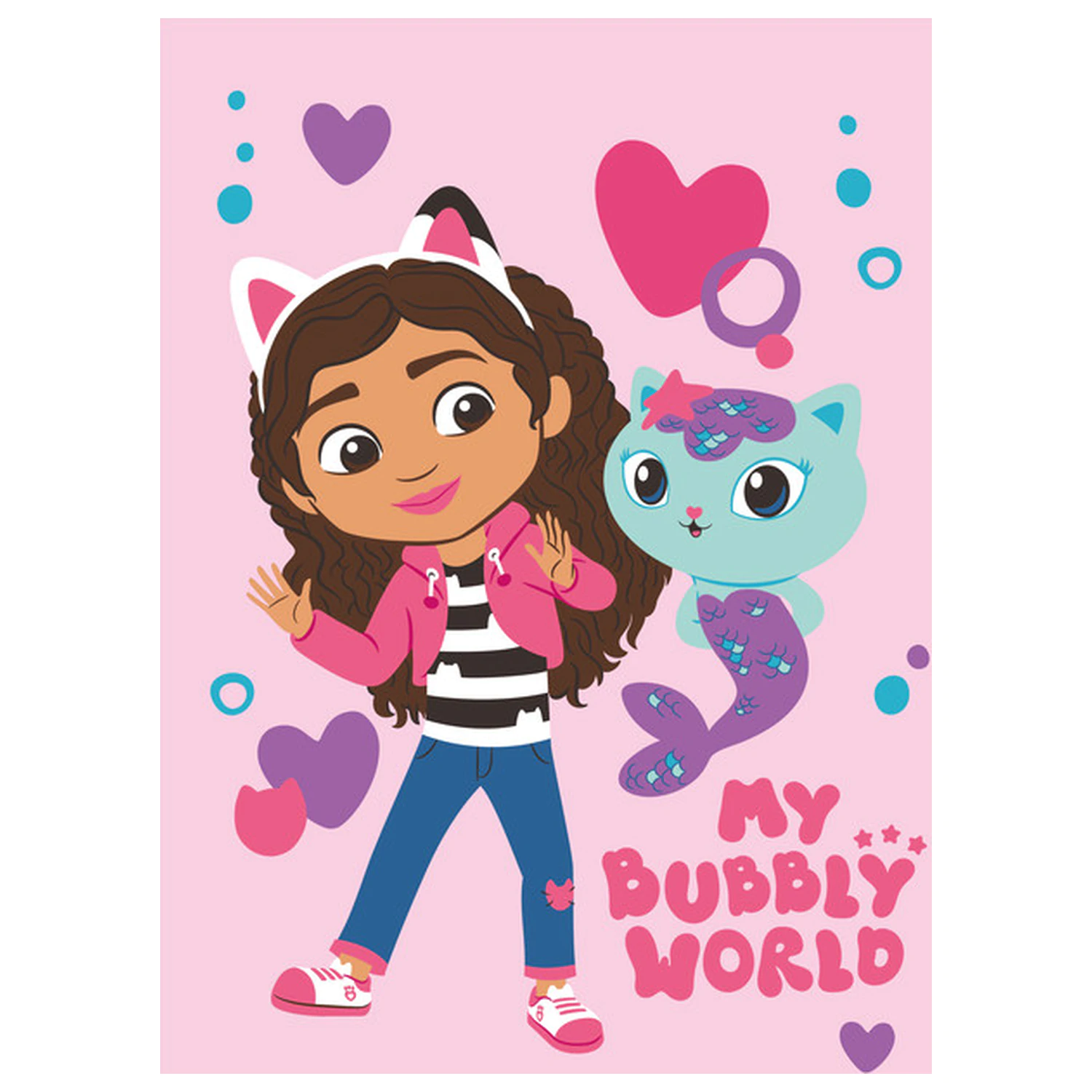 Gabi babaháza Bubbly World polár takaró termékfotó