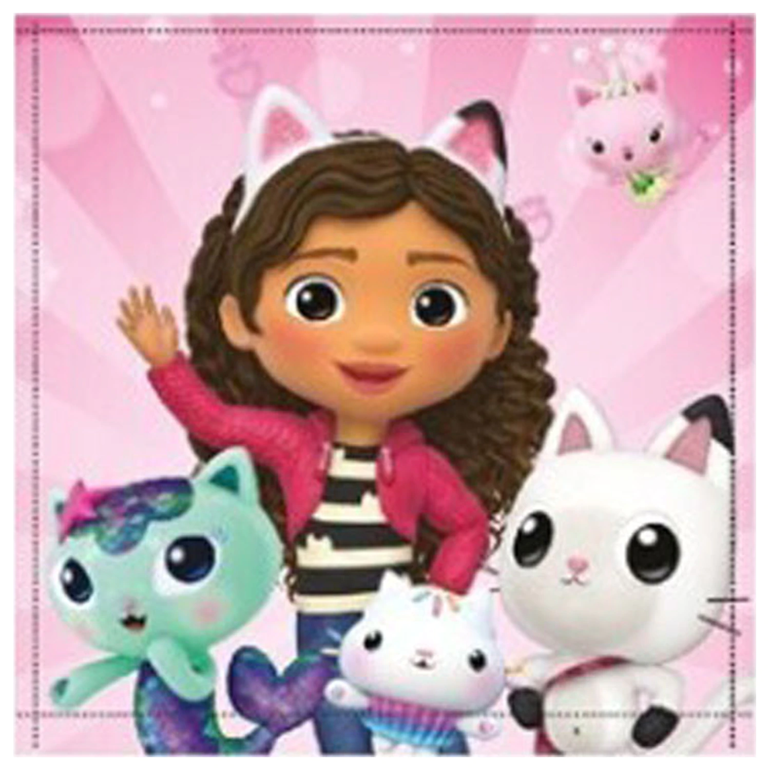 Gabi babaháza Cat World kéztörlő, arctörlő, törölköző 30x30cm termékfotó