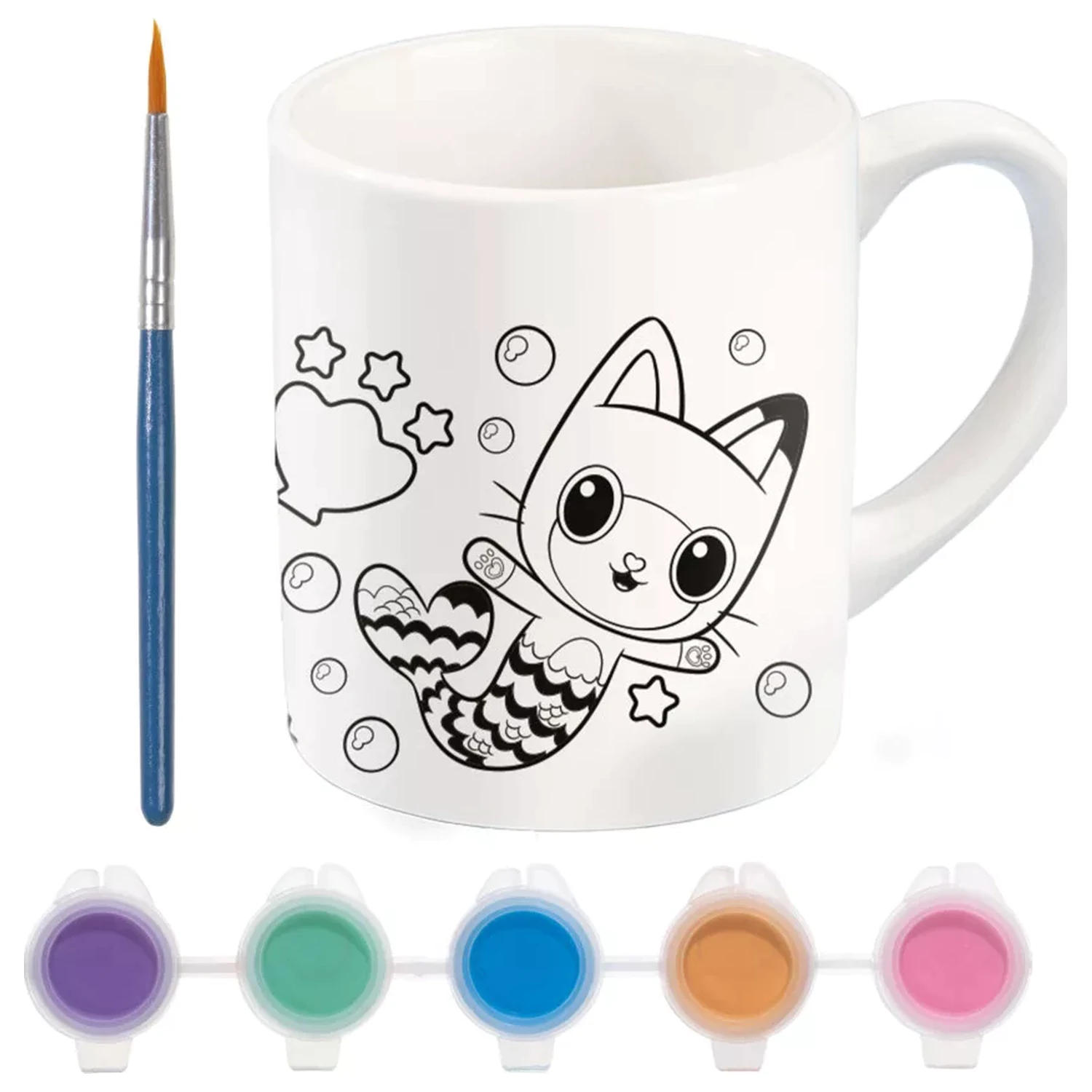 Gabi babaháza Cats festhető porcelán bögre 235 ml termékfotó
