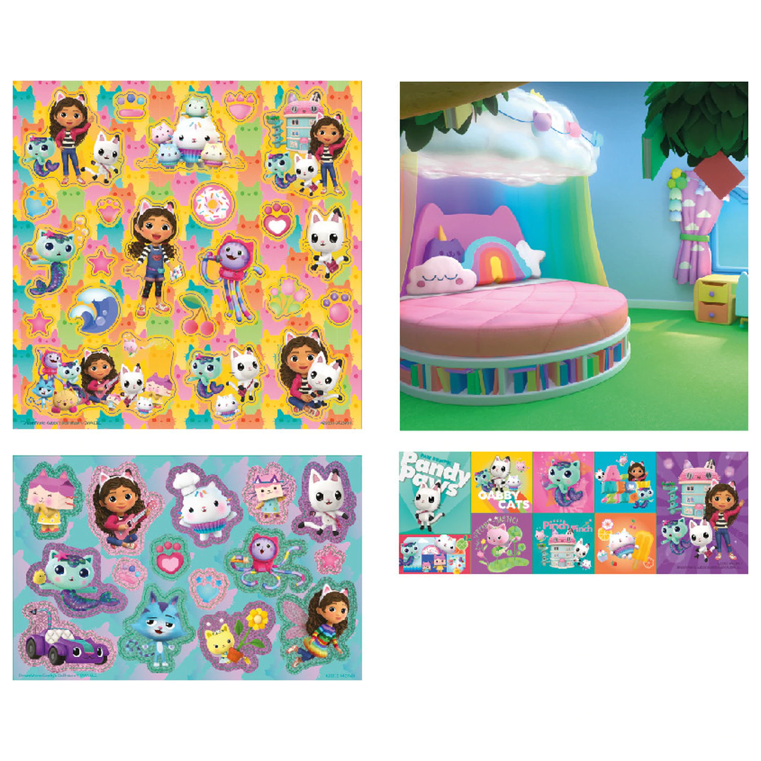 Gabi babaháza Cats matrica szett termékfotó