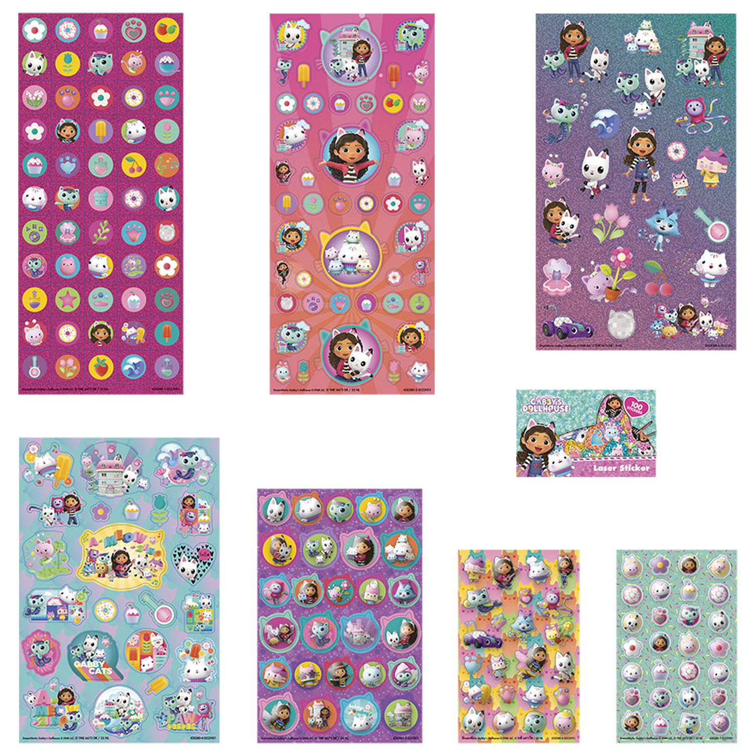 Gabi babaháza Cats Super matrica szett játékkal termékfotó