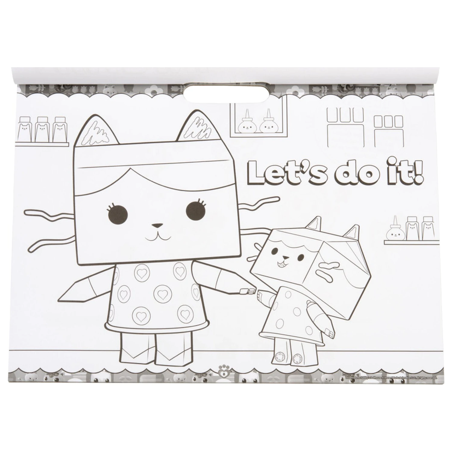 Gabi babaháza Cats színező és activity szett termékfotó