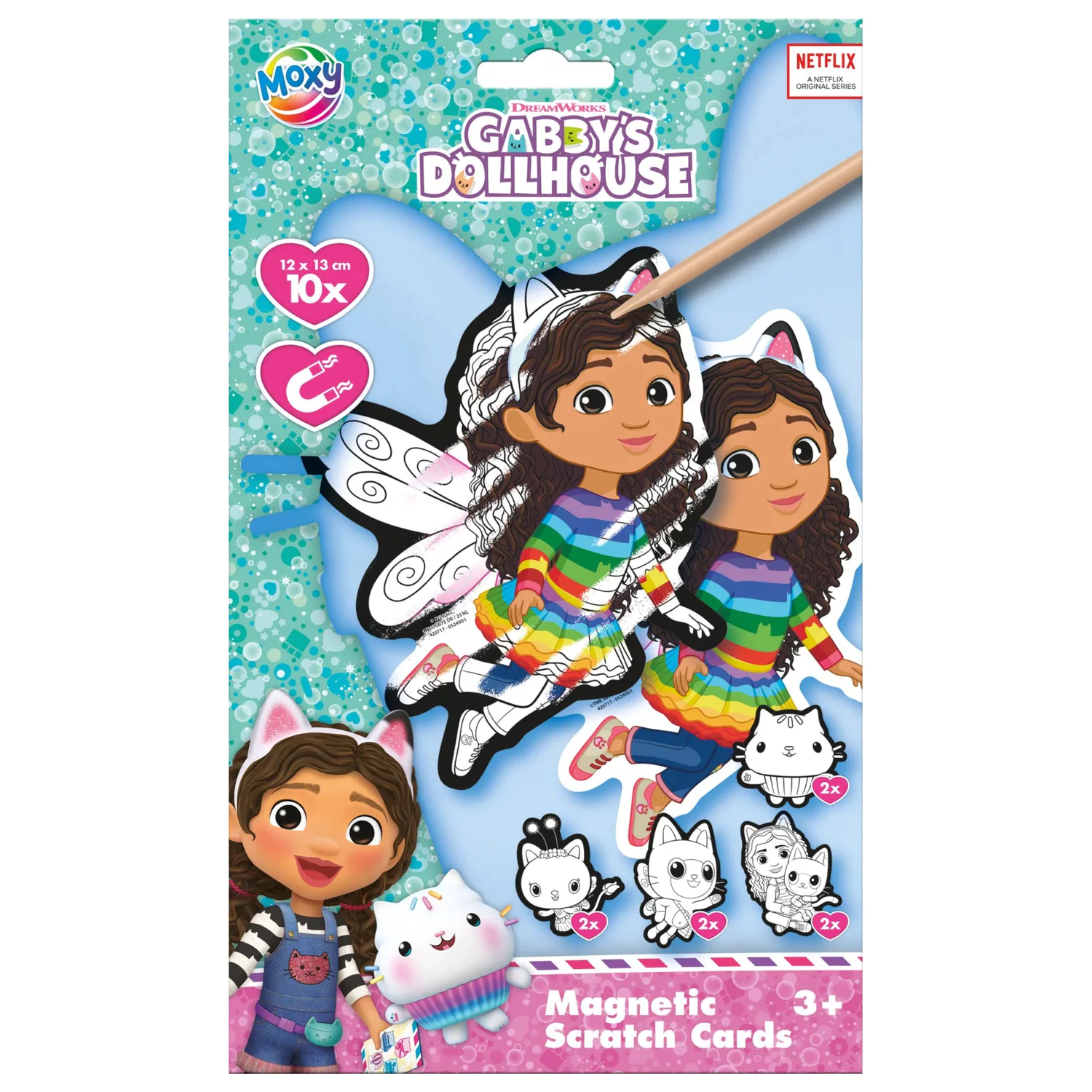 Gabi babaháza Fairy scratch képkarcoló készlet mágnessel termékfotó