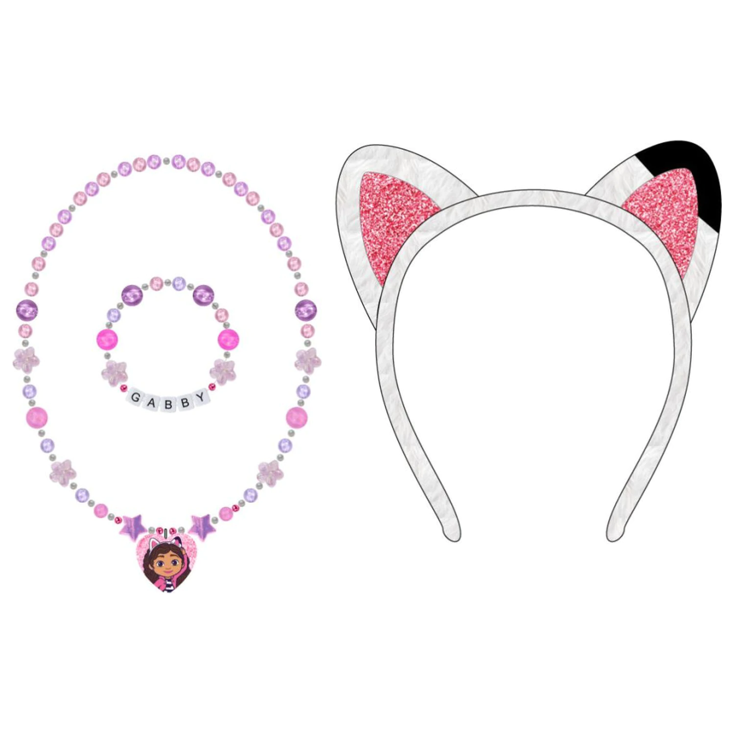 Gabi babaháza Flower ékszer és hajpánt szett termékfotó