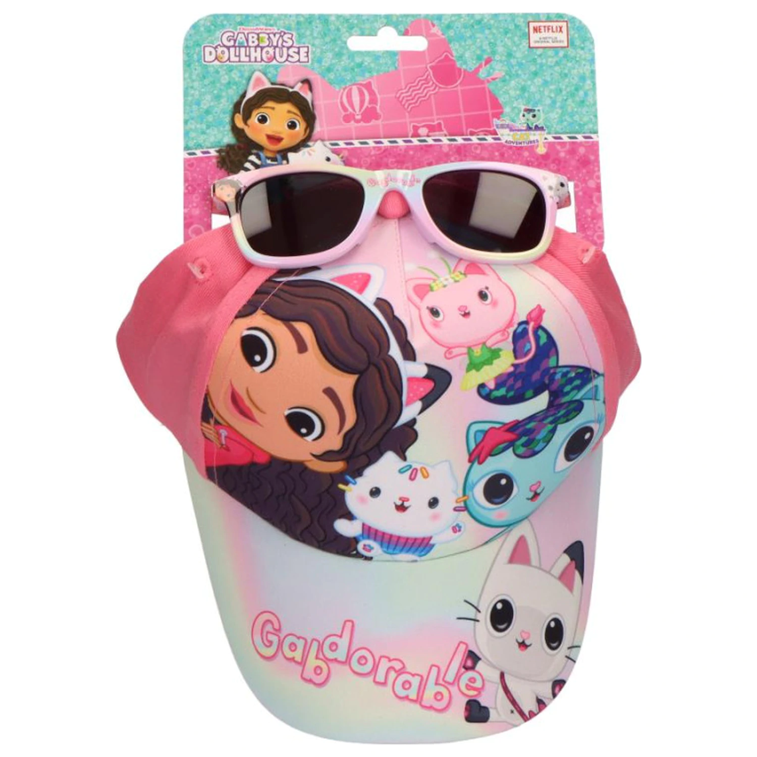 Gabi babaháza Gabdorable napszemüveg és baseball sapka szett termékfotó