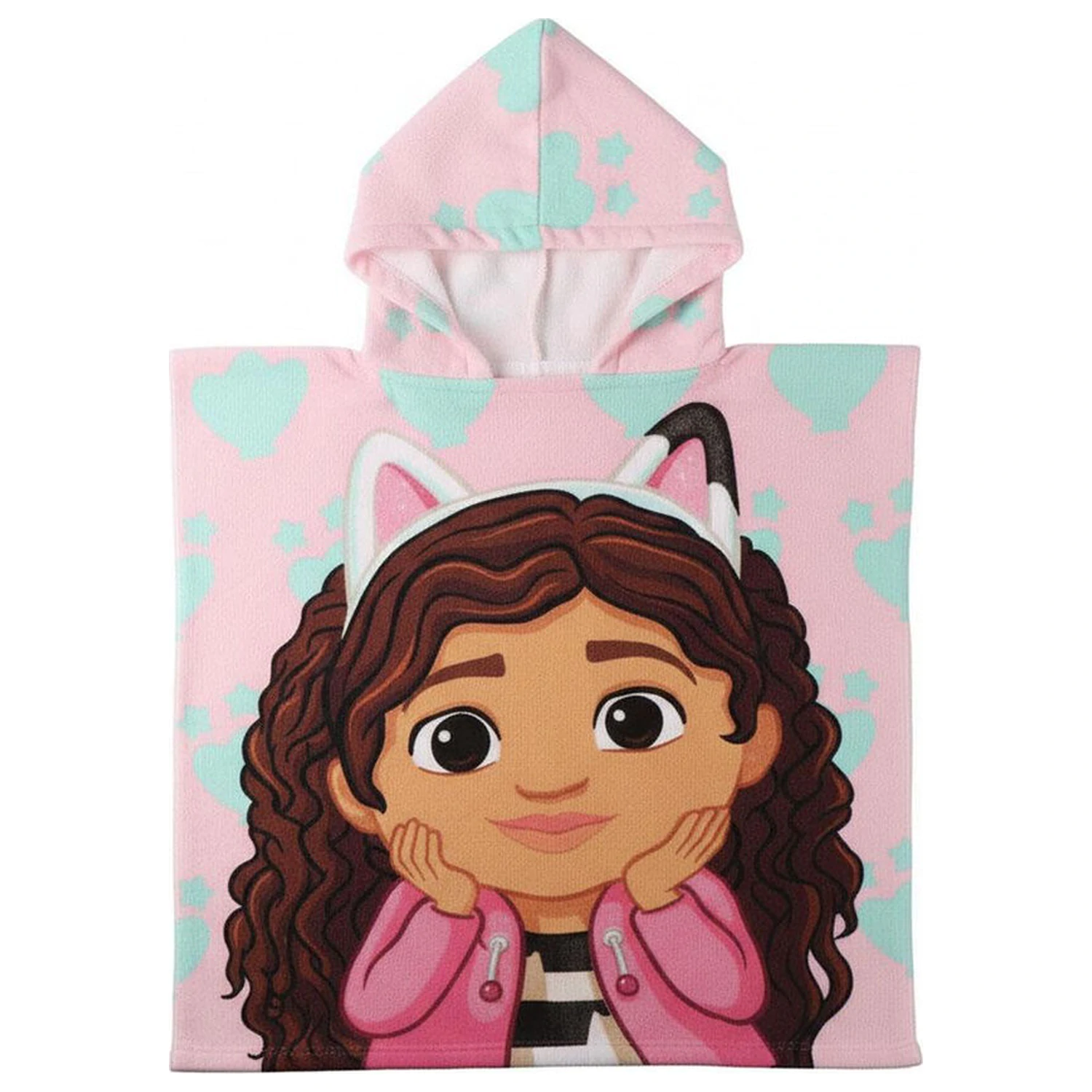 Gabi babaháza mikroszálas poncsó strandtörölköző termékfotó