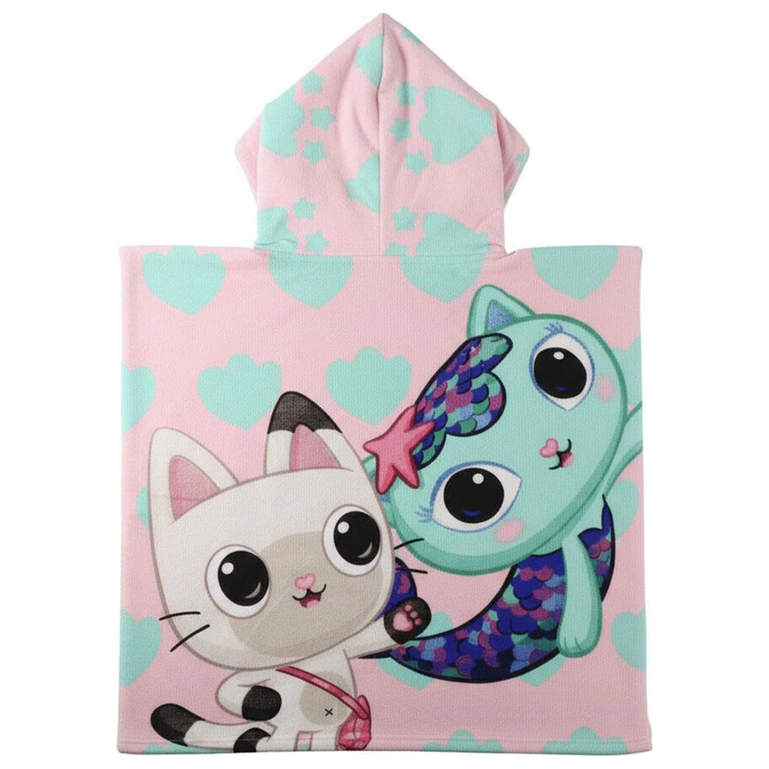 Gabi babaháza mikroszálas poncsó strandtörölköző termékfotó