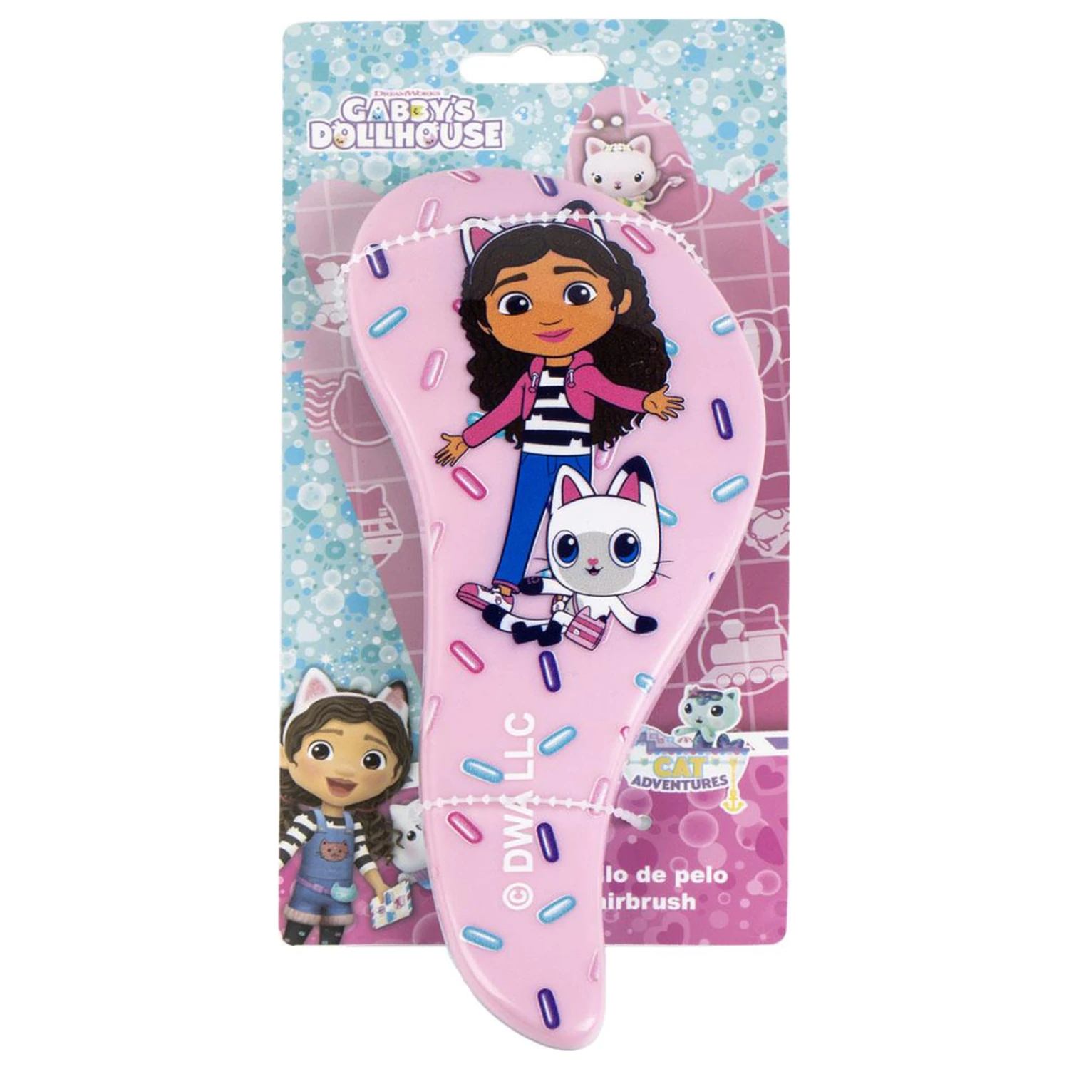 Gabi babaháza Pink hajkefe, fésű 20 cm termékfotó