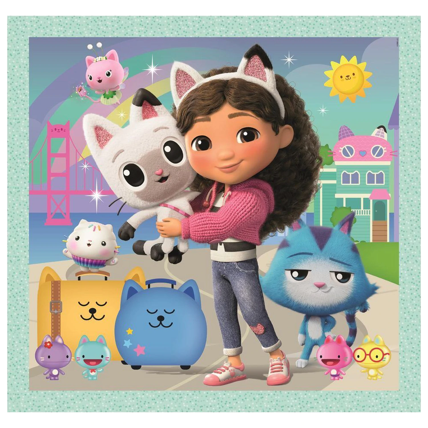 Gabi babaháza puzzle 3x48db-os termékfotó