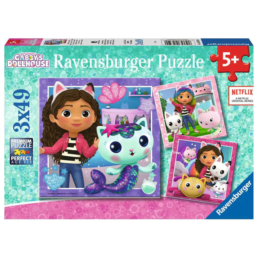 Gabi babaháza puzzle 3x49db-os termékfotó