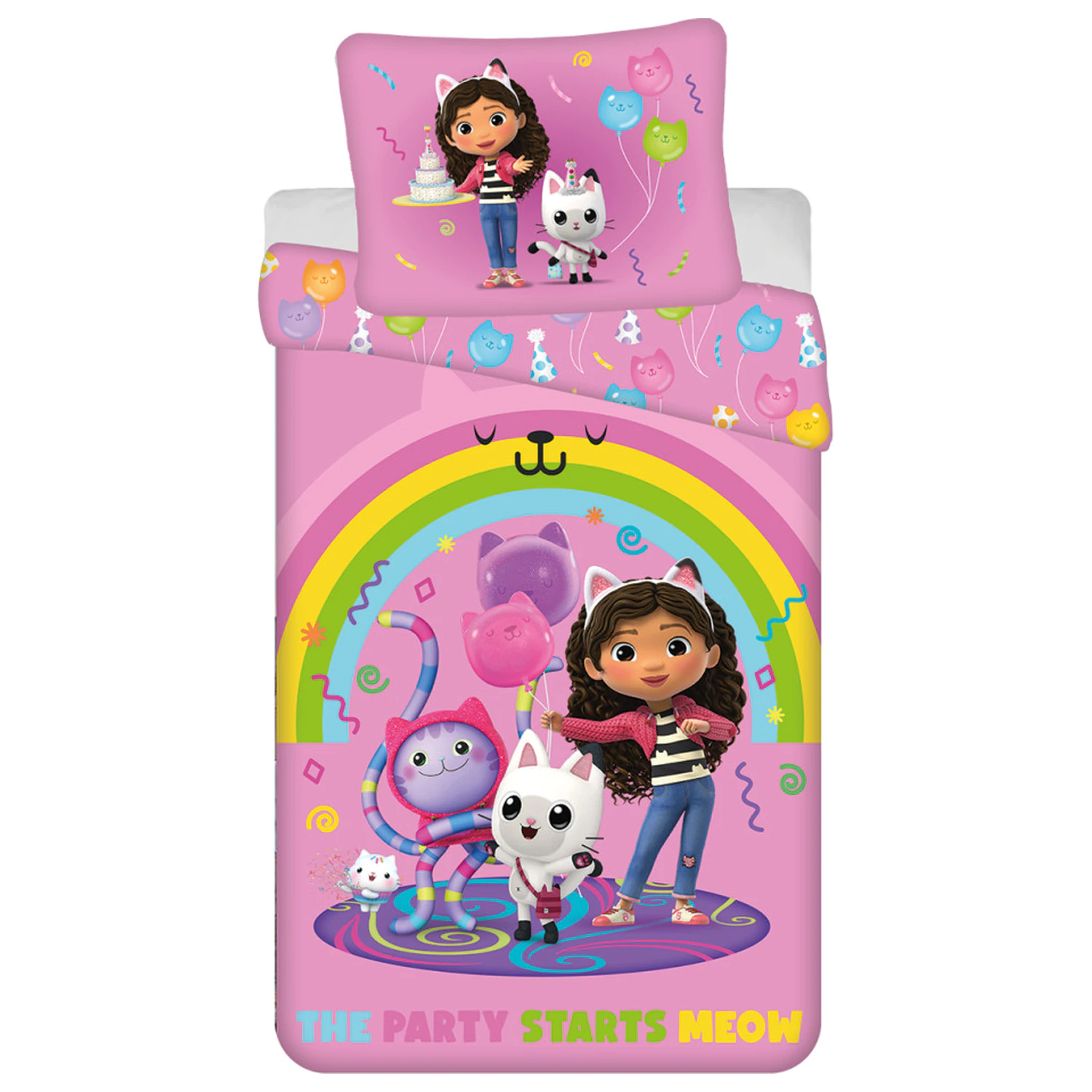 Gabi babaháza Rainbow Party ágyneműhuzat  termékfotó