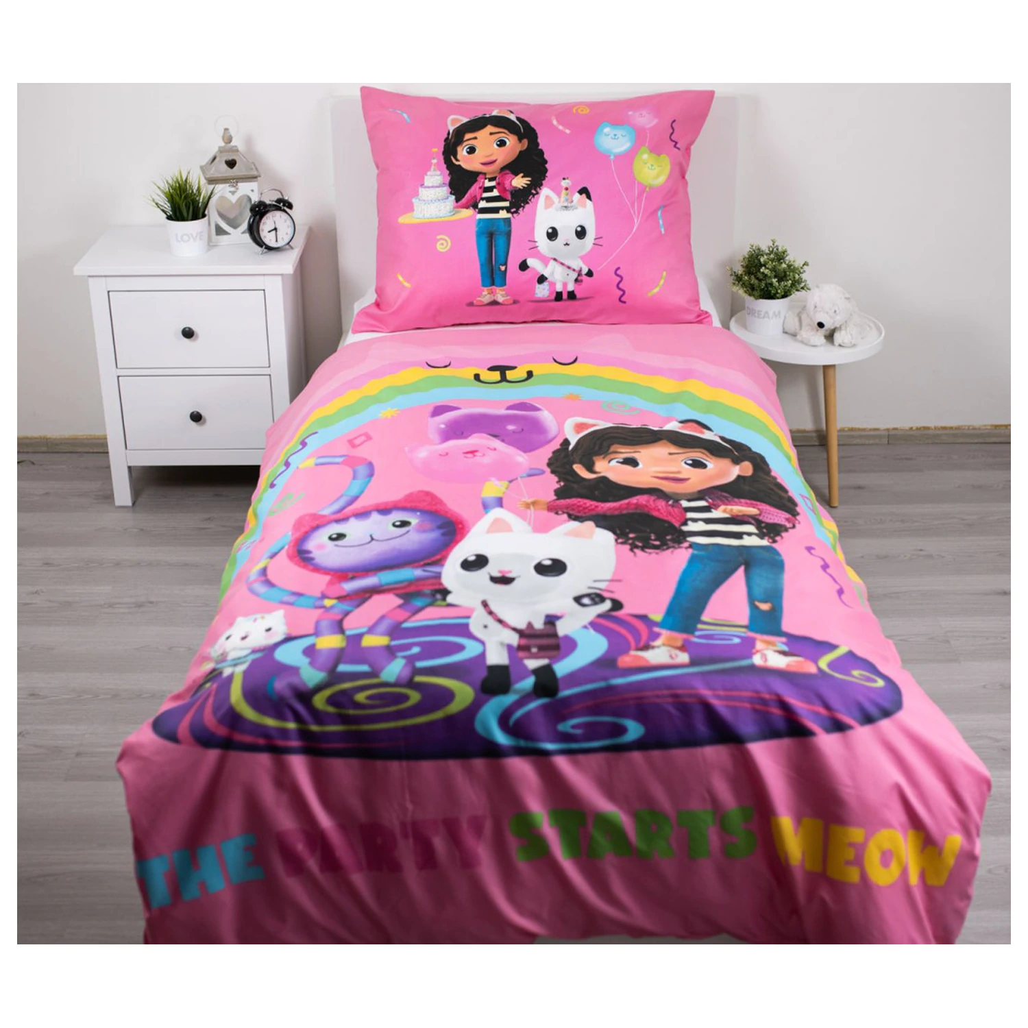 Gabi babaháza Rainbow Party ágyneműhuzat  termékfotó