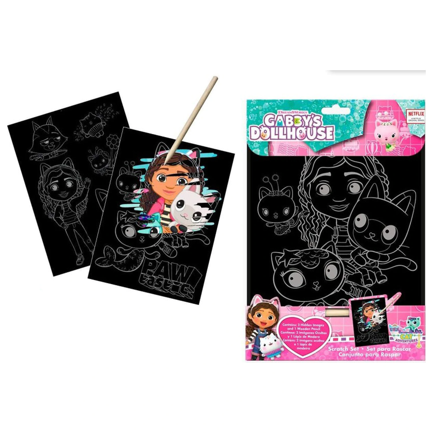 Gabi babaháza Smoothie Land Pawtastic scratch képkarcoló készlet termékfotó