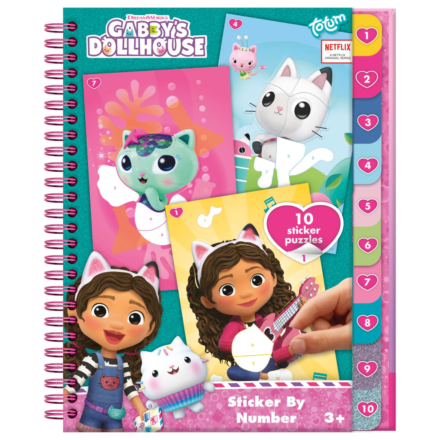 Gabi babaháza Sprinkle Party puzzle matrica és színező szett termékfotó