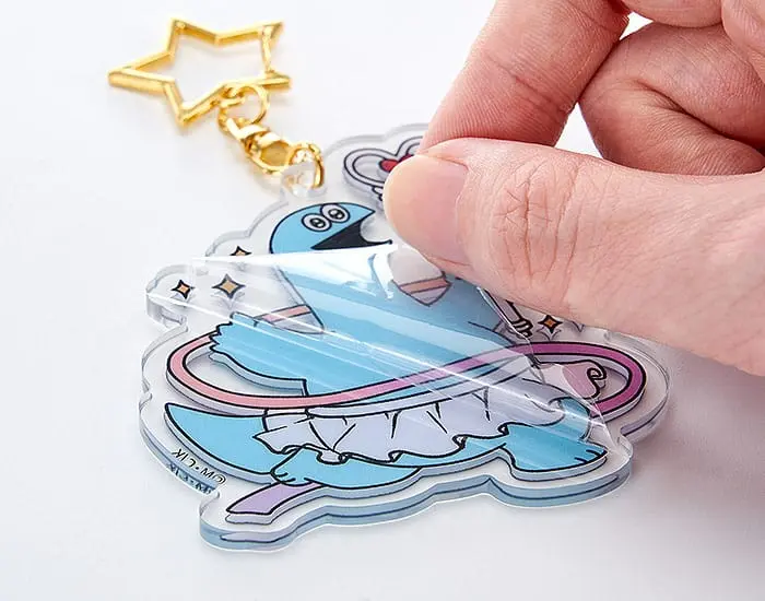 Gal &amp; Dino GoodSmile Moment Glow-in-the-Dark Rhythmic Gymnastics kulcstartó 8 cm termékfotó