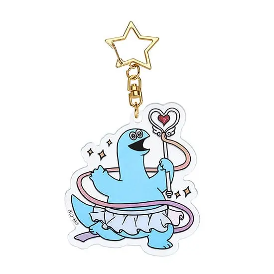 Gal &amp; Dino GoodSmile Moment Glow-in-the-Dark Rhythmic Gymnastics kulcstartó 8 cm termékfotó