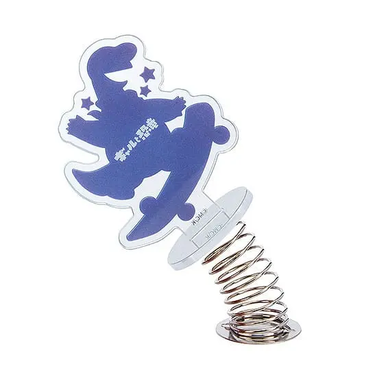 Gal &amp; Dino GoodSmile Moment Rocking Acrylic Stand Skateboarding 10 cm termékfotó