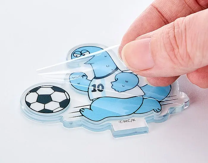Gal &amp; Dino GoodSmile Moment Rocking Acrylic Stand Skateboarding 10 cm termékfotó