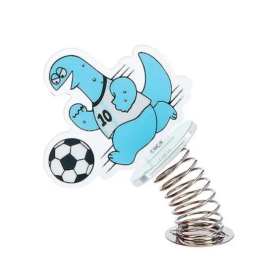 Gal &amp; Dino GoodSmile Moment Rocking Acrylic Stand Soccer 9 cm termékfotó