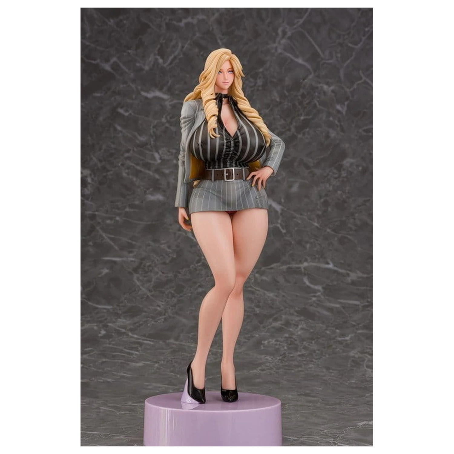 Gal Ane Shachou to Harem Office 1/7 Nishigori Ai (Grey Suit Ver.) Wholesome Ver. PVC figura 26 cm termékfotó