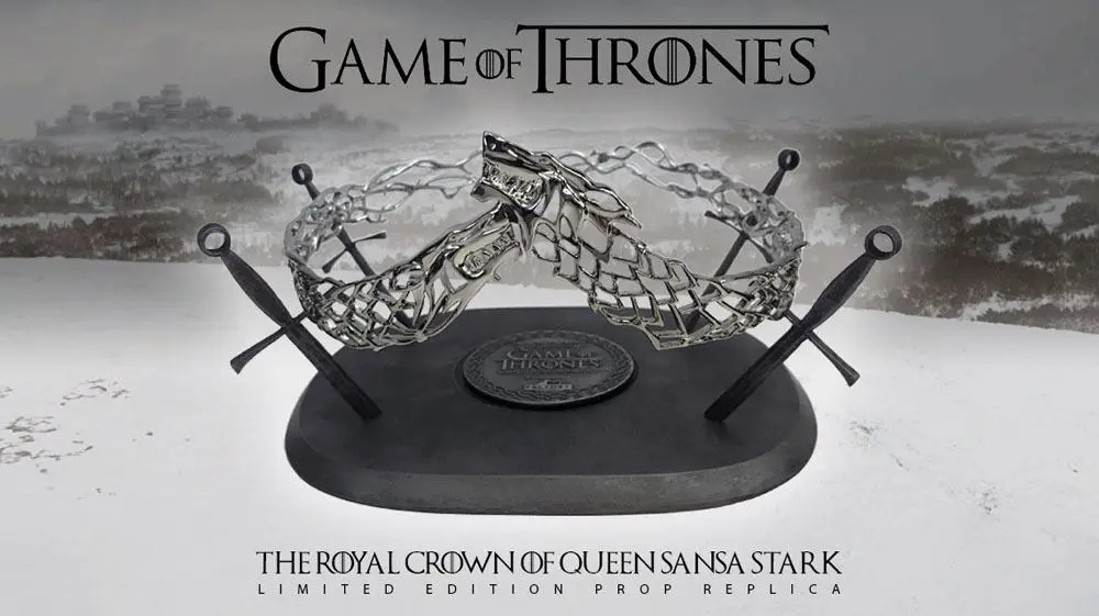 Game of Thrones 1/1 Prop The Royal Crown Of Queen Sansa Stark Limitált kiadás replika 25 cm termékfotó