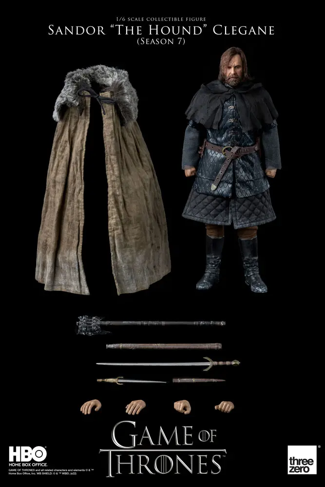 Game of Thrones 1/6 Sandor The Hound Clegane (Season 7) akciófigura 33 cm termékfotó